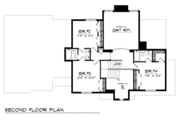 Southern Style House Plan - 4 Beds 3.5 Baths 2637 Sq/Ft Plan #70-422 