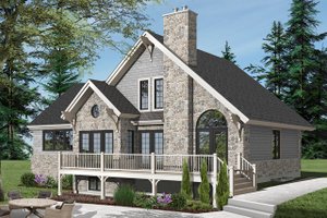 Country Exterior - Rear Elevation Plan #23-2562