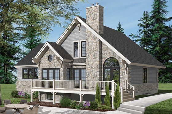 Contemporary Style House Plan - 3 Beds 1.5 Baths 1722 Sq/Ft Plan #23 ...