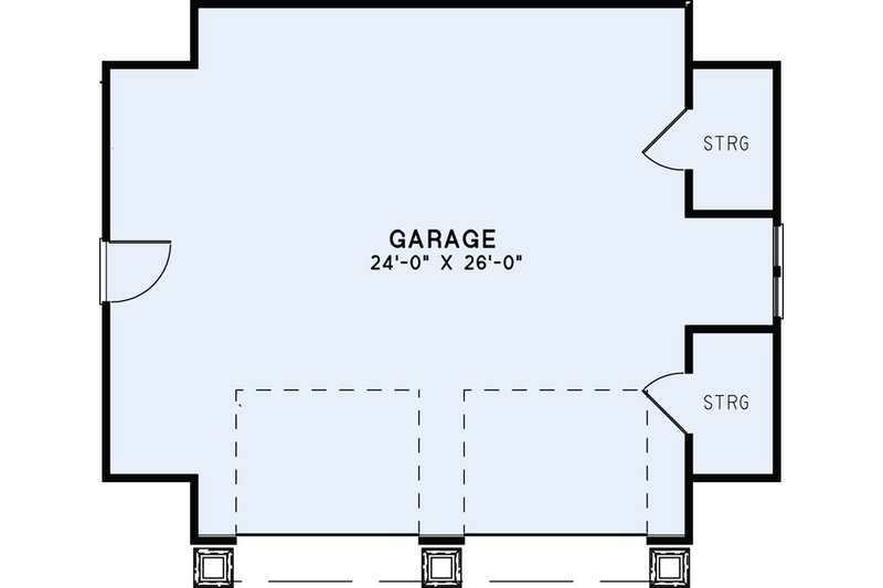 Dream House Plan - Floor Plan - Main Floor for Craftsman House Plan #17-2579, 0 bath