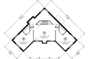 European Style House Plan - 3 Beds 1 Baths 2558 Sq/Ft Plan #25-1114 