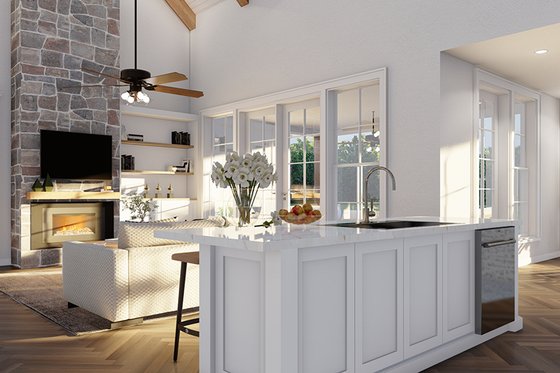 Interior - Kitchen 4 for Craftsman House Plan #923-308 - 5 bed, 3 bath