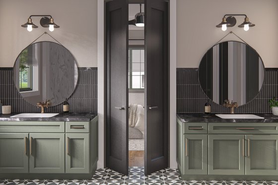 Interior - Master Bathroom for Barndominium House Plan #455-512 - 3 bed, 2.5 bath