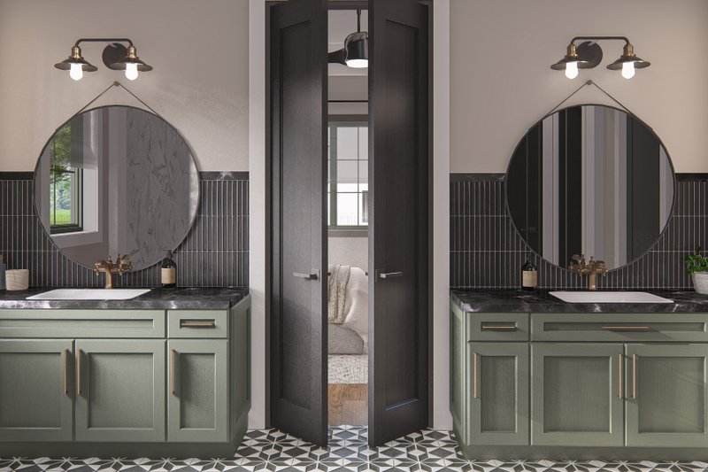 Dream House Plan - Interior - Master Bathroom for Barndominium House Plan #455-512 - 3 bed, 2.5 bath