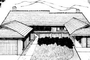 Traditional Exterior - Front Elevation Plan #303-282
