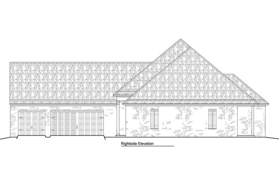 Exterior - Other Elevation 1 for Traditional House Plan #1081-14 - 4 bed, 3 bath