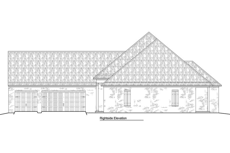 Dream House Plan - Exterior - Other Elevation 1 for Traditional House Plan #1081-14 - 4 bed, 3 bath