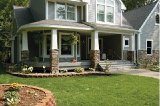 Exterior - Front Elevation 4 for Craftsman House Plan #120-198 - 3 bed, 2.5 bath