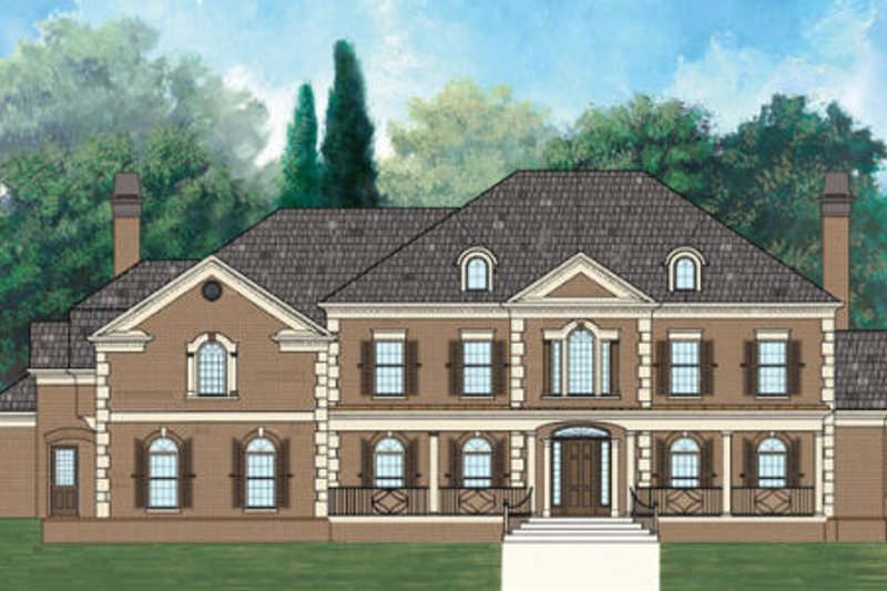 Home Plan - European Exterior - Front Elevation Plan #119-342