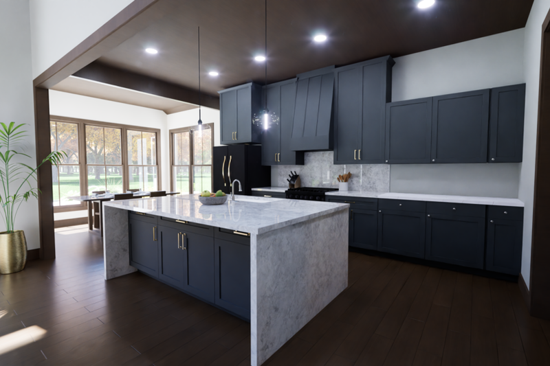 Home Plan - Interior - Kitchen for Contemporary House Plan #1116-8 - 4 bed, 3.5 bath