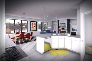 Interior - Kitchen for Prairie House Plan #70-1530 - 4 bed, 3 bath