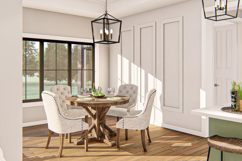 House Design - Interior - Dining Room for Modern House Plan #455-295 - 3 bed, 2 bath