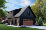 Traditional Style House Plan - 0 Beds 1 Baths 531 Sq/Ft Plan #932-672 