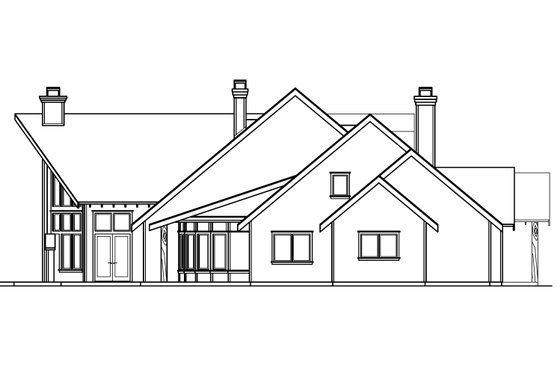 Exterior - Other Elevation for Craftsman House Plan #124-691 - 3 bed, 5.5 bath
