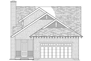 Rear view - 1900 square foot Cottage home