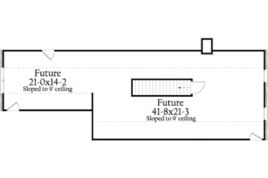 Floor Plan - Other Floor for Southern House Plan #406-9620 - 3 bed, 2 bath