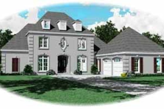 Exterior - Front Elevation for Traditional House Plan #81-348 - 3 bed, 2.5 bath