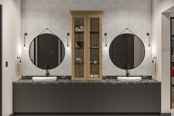 Interior - Bathroom for Contemporary House Plan #455-511 - 4 bed, 2.5 bath