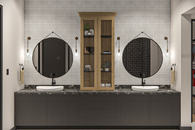 Architectural House Design - Interior - Bathroom for Contemporary House Plan #455-511 - 4 bed, 2.5 bath