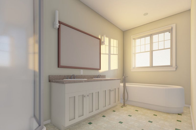 Dream House Plan - Interior - Master Bathroom for Farmhouse House Plan #126-241 - 4 bed, 3 bath