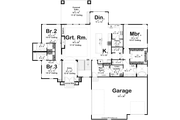 Modern Style House Plan - 3 Beds 3.5 Baths 2529 Sq/Ft Plan #455-414 