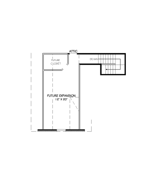 European Floor Plan - Upper Floor Plan #424-366