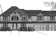Traditional Style House Plan - 3 Beds 3.5 Baths 3731 Sq/Ft Plan #78-220 