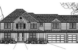 Traditional Exterior - Front Elevation Plan #78-220