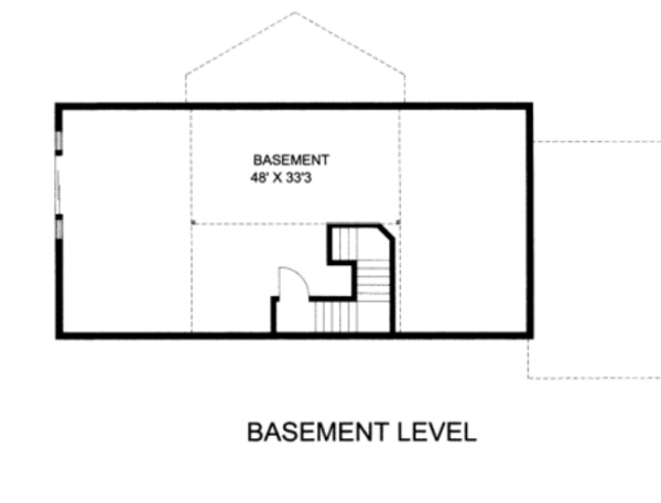 House Blueprint - Modern Floor Plan - Lower Floor Plan #117-222