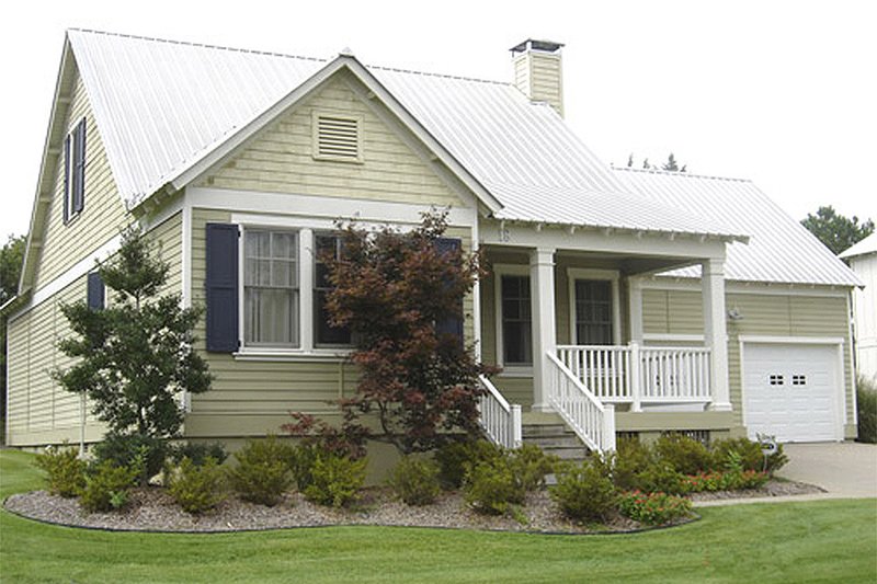 Dream House Plan - Photo 2 for Country House Plan #17-522 - 2 bed, 2 bath