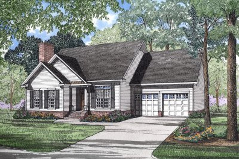 Home Plan - Traditional Exterior - Front Elevation Plan #17-1010