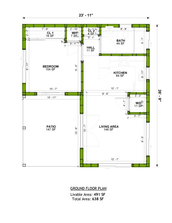 Dream House Plan - Traditional Floor Plan - Main Floor Plan #1106-117