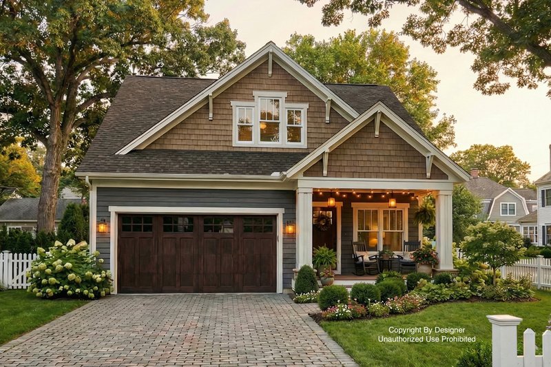 Architectural House Design - Exterior - Front Elevation 2 for Traditional House Plan #51-1551 - 5 bed, 4 bath