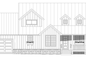 Exterior - Front Elevation 3 for Country House Plan #932-145 - 4 bed, 3.5 bath