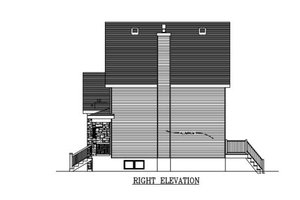 Exterior - Other Elevation for Country House Plan #138-320 - 3 bed, 1.5 bath