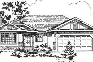 Traditional Exterior - Front Elevation Plan #18-9266