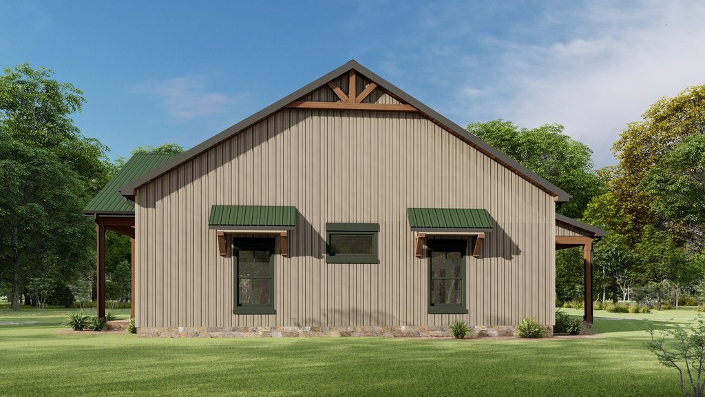 Exterior - Other Elevation 1 for Farmhouse House Plan #1092-67 - 3 bed, 2 bath