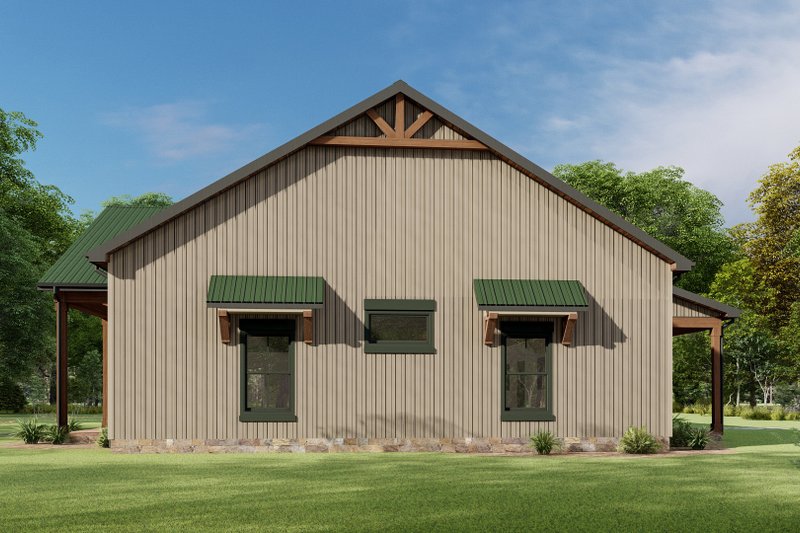 Dream House Plan - Exterior - Other Elevation 1 for Farmhouse House Plan #1092-67 - 3 bed, 2 bath