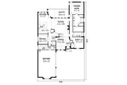 Mediterranean Style House Plan - 4 Beds 3.5 Baths 3462 Sq/Ft Plan #84-620 