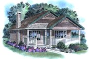 Cottage Style House Plan - 2 Beds 1 Baths 720 Sq/Ft Plan #18-1044 