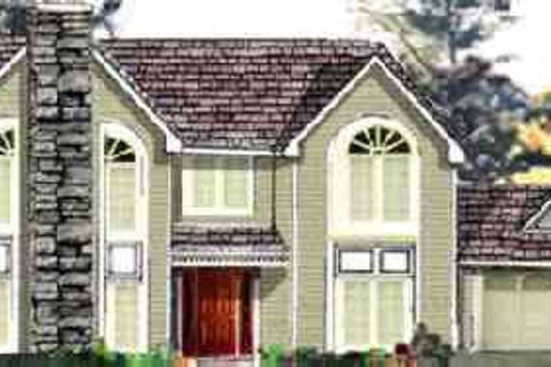 Home Plan - Traditional Exterior - Front Elevation Plan #3-205