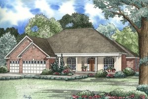 Traditional Exterior - Front Elevation Plan #17-177