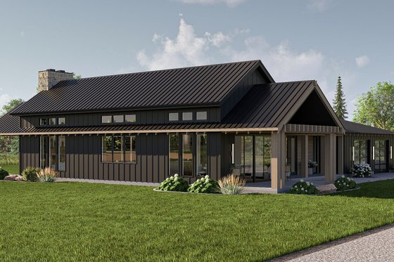 Exterior - Other Elevation for Barndominium House Plan #455-381 - 2 bed, 2.5 bath