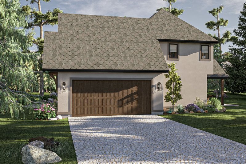 House Design - Exterior - Other Elevation for Tudor House Plan #455-368 - 3 bed, 2.5 bath