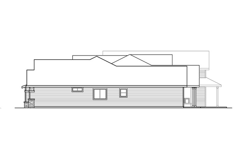 Dream House Plan - Exterior - Other Elevation 1 for Craftsman House Plan #124-1238 - 3 bed, 3 bath