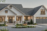 Farmhouse Style House Plan - 3 Beds 2 Baths 1800 Sq/Ft Plan #21-513 