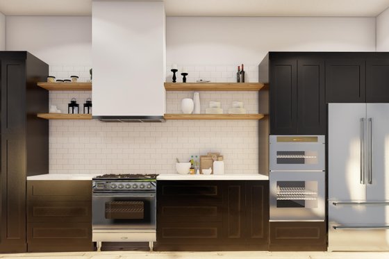 Interior - Kitchen 1 for Modern House Plan #923-198 - 3 bed, 3 bath