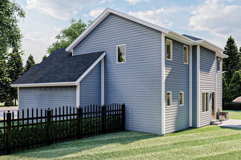 Home Plan - Exterior - Other Elevation 2 for Traditional House Plan #455-180 - 3 bed, 2.5 bath