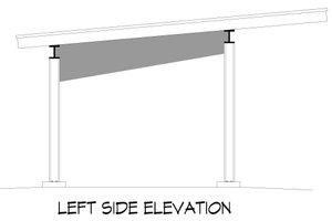Exterior - Other Elevation for Southern House Plan #932-760, 0 bath