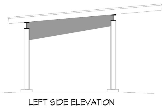 Exterior - Other Elevation for Southern House Plan #932-760, 0 bath